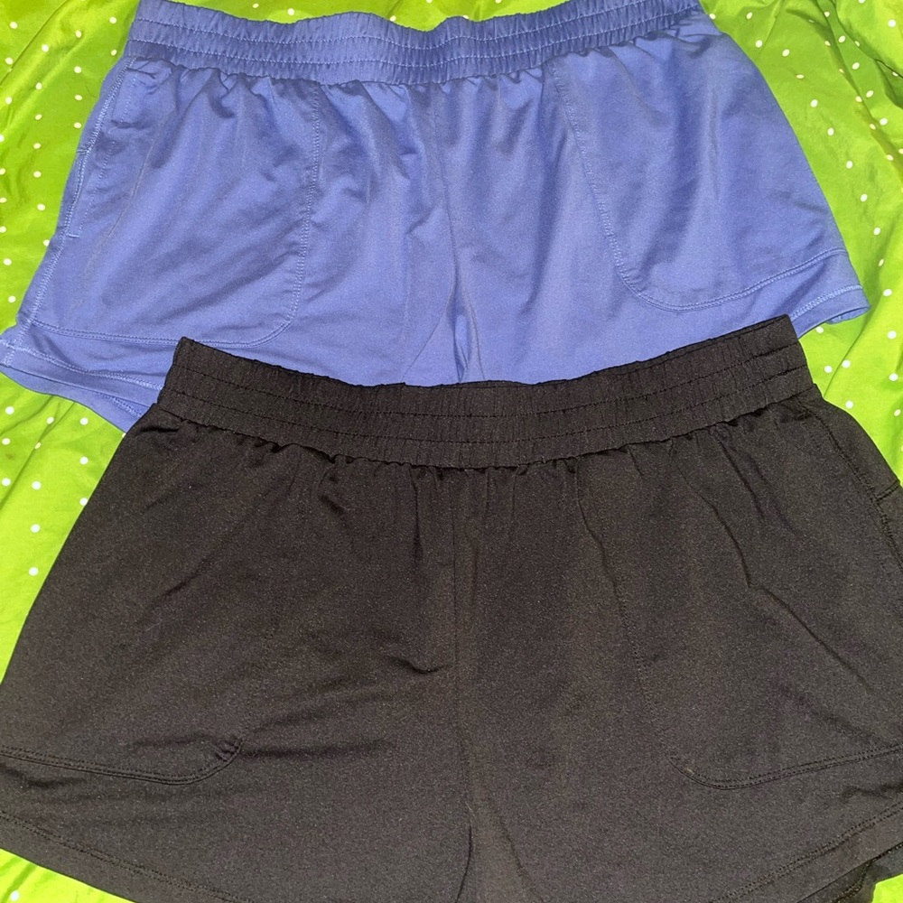 two pairs of stretchy shorts *excellent condition*